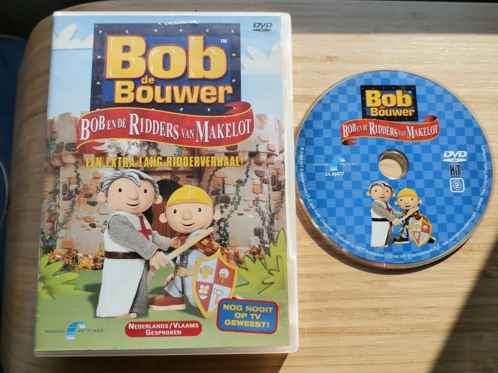 Bob de Bouwer + Bob en de Ridders van Makelot + 4,00 +, Alle leeftijden, Overige genres, Ophalen of Verzenden, Zo goed als nieuw