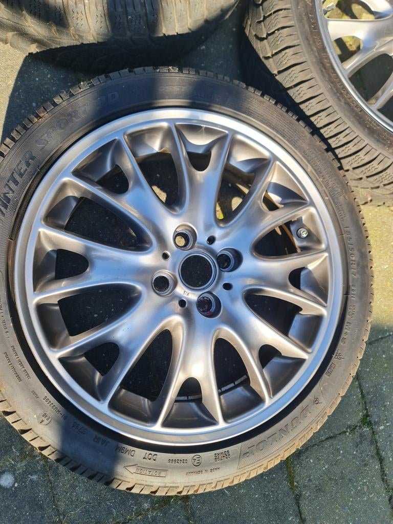 Y-spoke velgen + W-banden mini r55 r56 r57 17 inch, Auto-onderdelen, Banden en Velgen, Ophalen, Gebruikt, Banden en Velgen, 17 inch