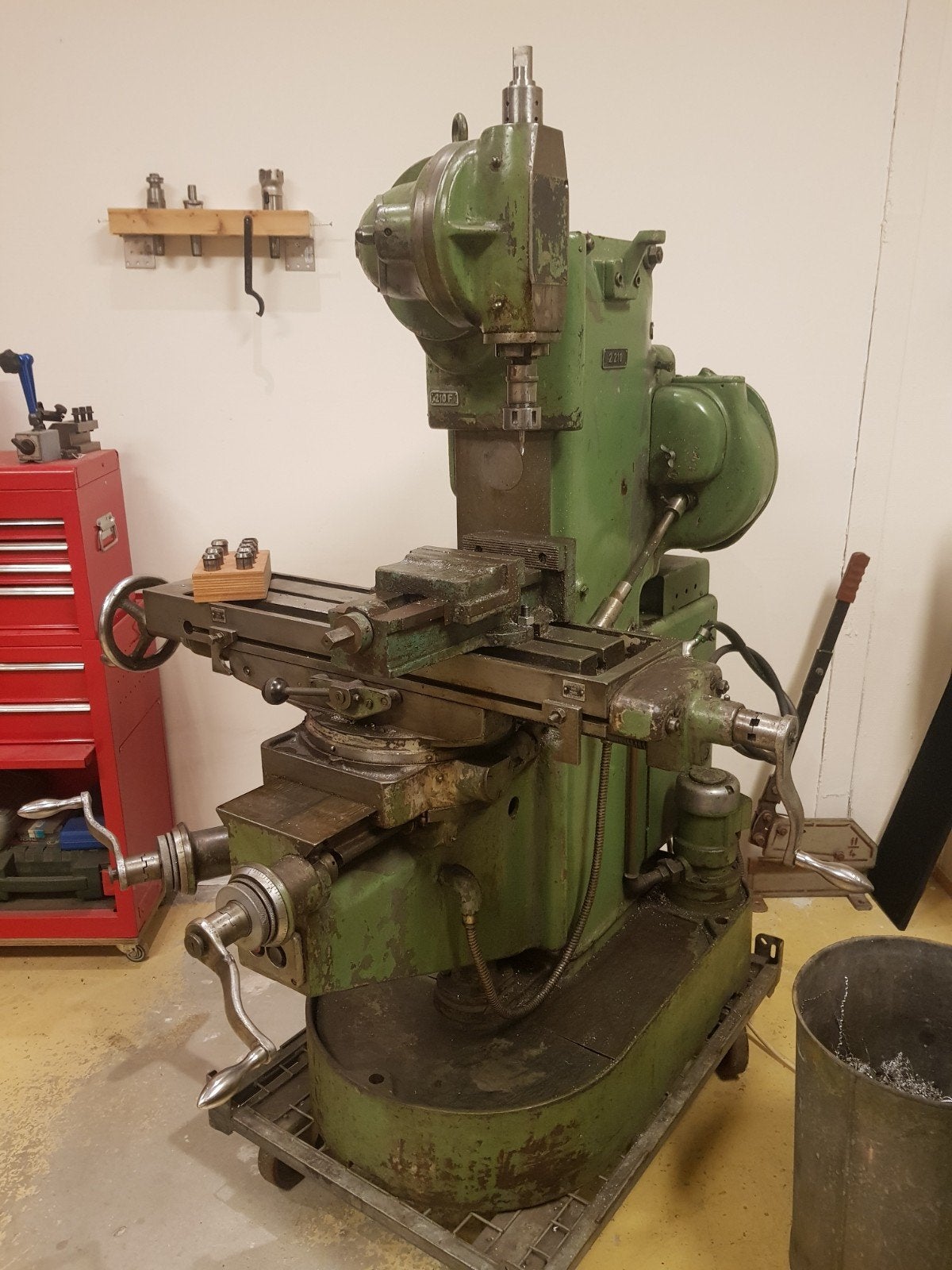 Fritz Werner Freesmachine - Vintage Metaalbewerkingsmachine, Ophalen