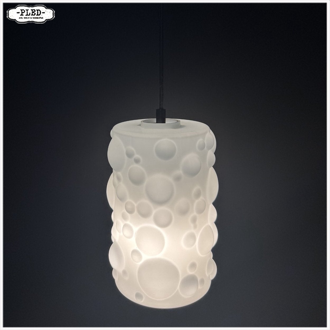 Space Age hanglamp Lamp Vintage Opalunr Glas 2 op voorraad, Glas, Nb, Nb, Nb