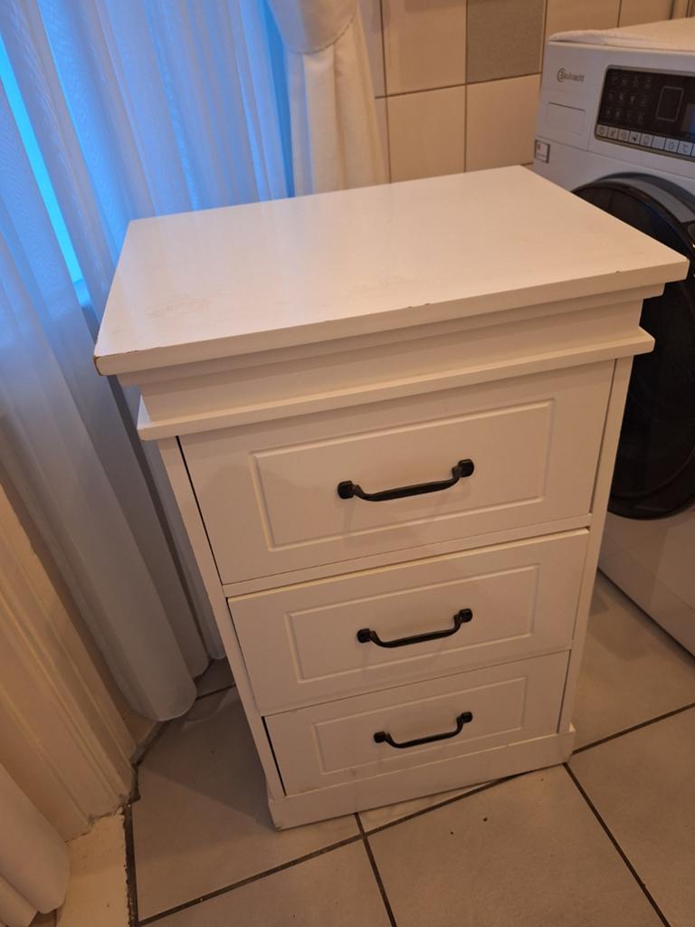 Ladekastje wit 45Bx34Dx75H, Huis en Inrichting, Kasten | Ladekasten, Ophalen, 25 tot 50 cm, 50 tot 100 cm, Minder dan 100 cm