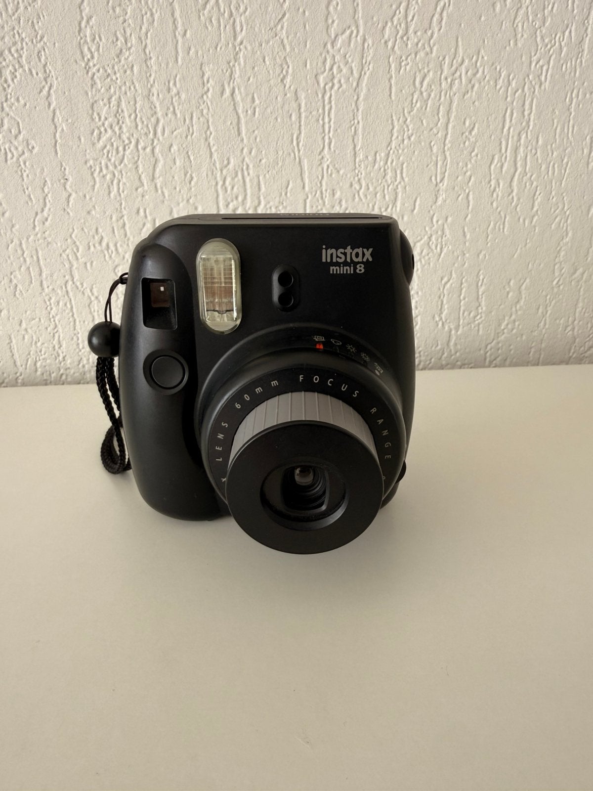Fujifilm Instax Mini 8 Zwart met beschermhoes , Ophalen of Verzenden, Zo goed als nieuw