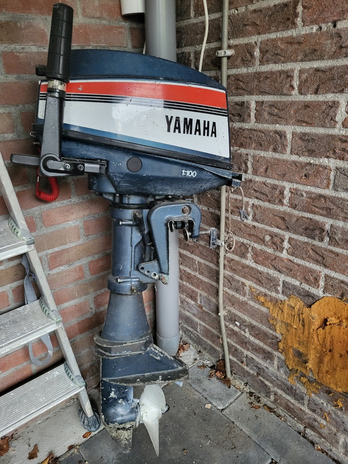 Yamaha 8 pk  buitenboordmotor 1:100, Watersport en Boten, Ophalen, Gebruikt