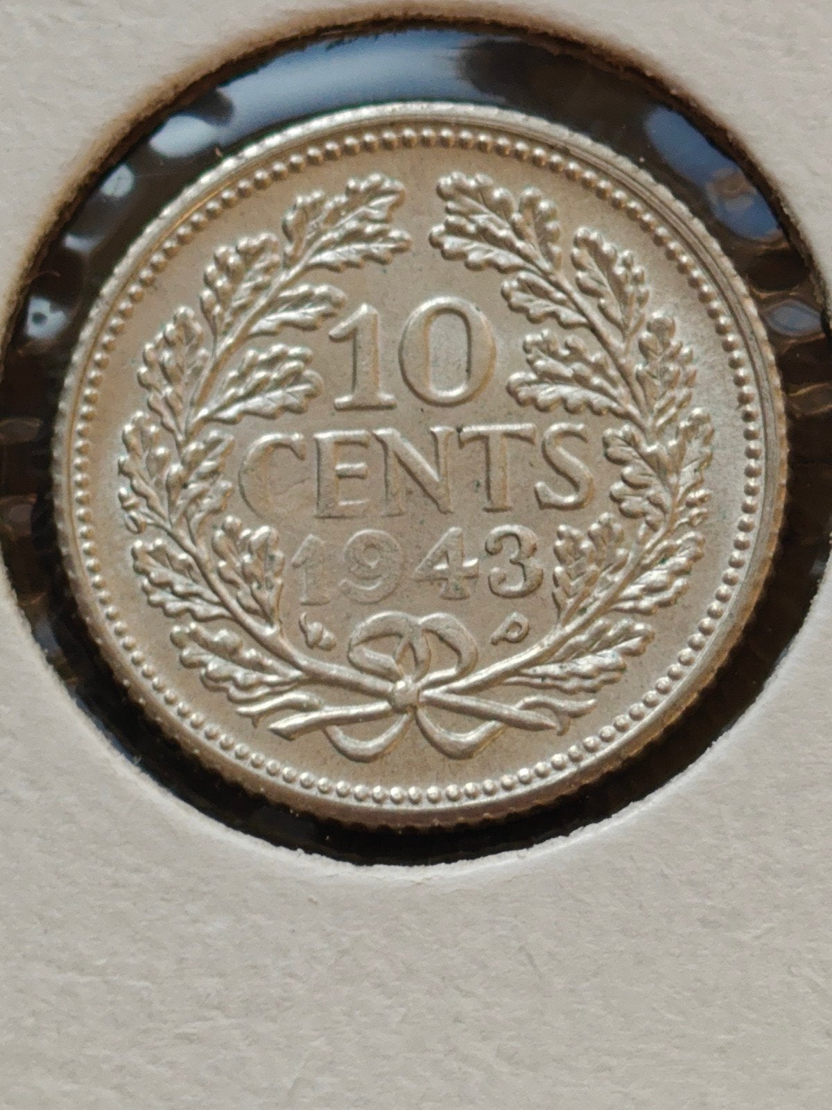 10 cent 1943 Wilhelmina munt (PE), Ophalen of Verzenden