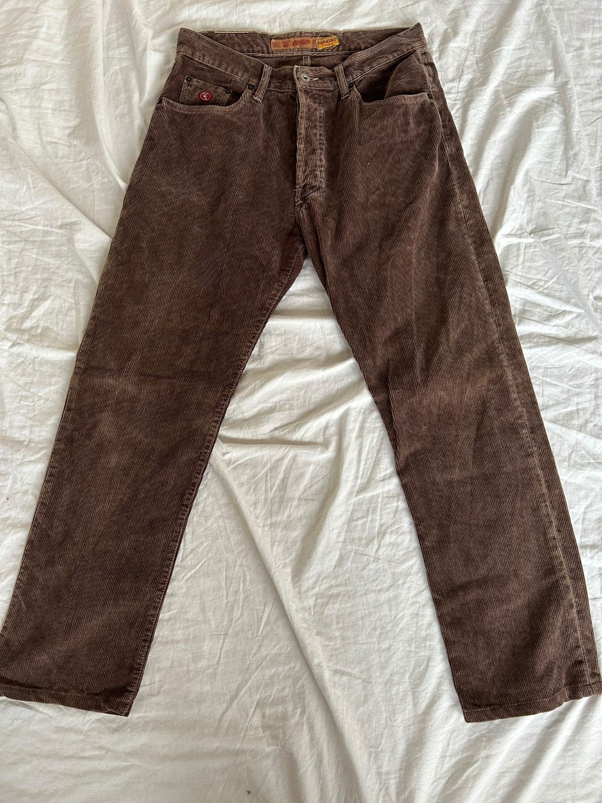 Energie corduroy broek bruin maat 34, Ophalen of Verzenden, Gedragen, Bruin