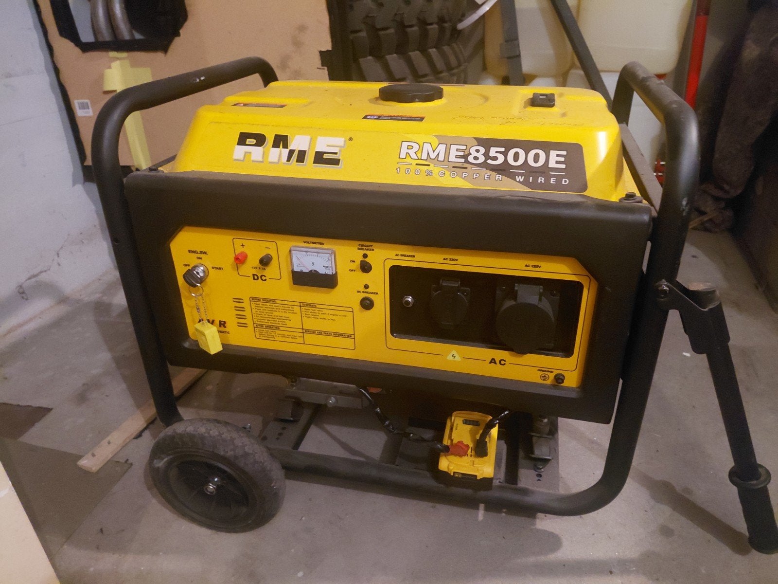 RME 8500E Benzine Aggregaat / generator - Zo goed als nieuw, Ophalen, Zo goed als nieuw