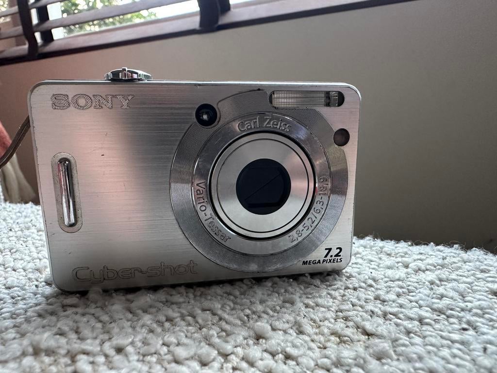 Sony cybershot DSC-W55 7.2 megapixel, Ophalen of Verzenden, Zo goed als nieuw, Sony, 8 keer of meer