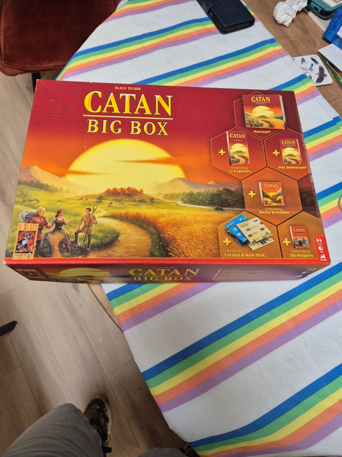 Catan Big Box - Uitgebreide Editie met Extra Scenarios, Vijf spelers of meer, Ophalen of Verzenden, Zo goed als nieuw, 999 Games