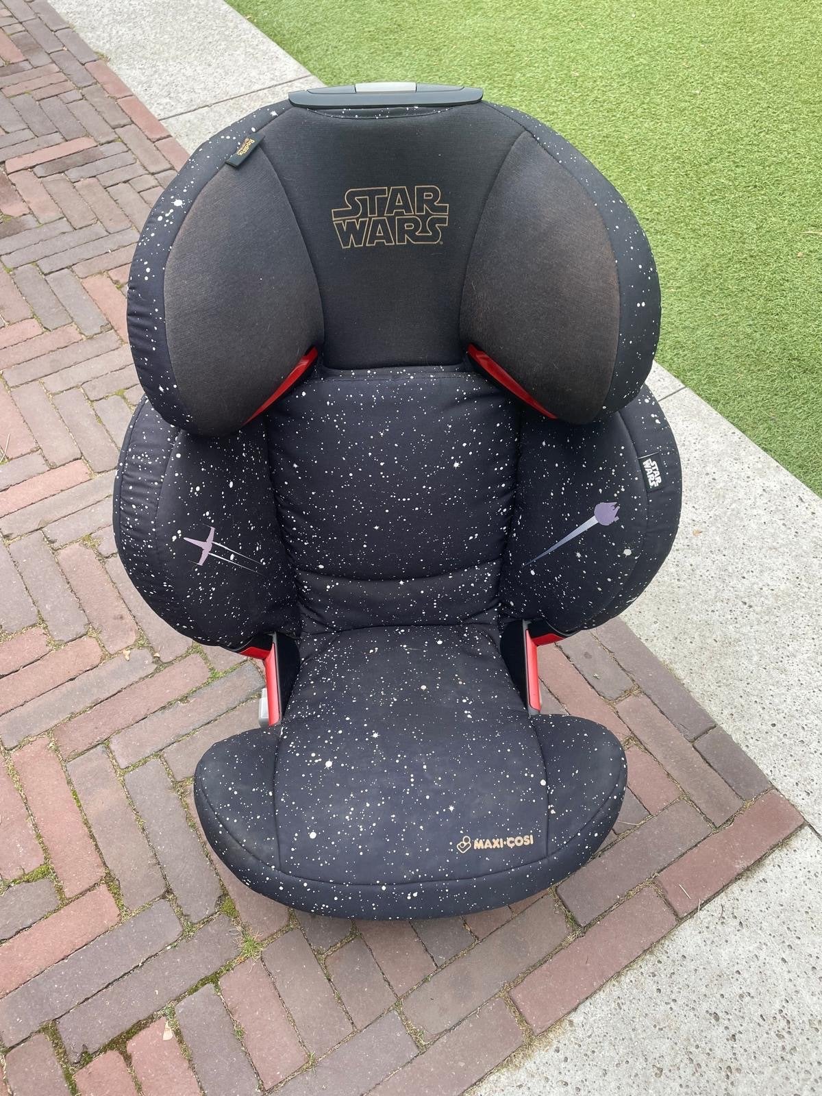 Maxi-Cosi RodiFix Star Wars autostoel, Autogordel of Isofix, Gebruikt, 15 t/m 36 kg, Verstelbare rugleuning