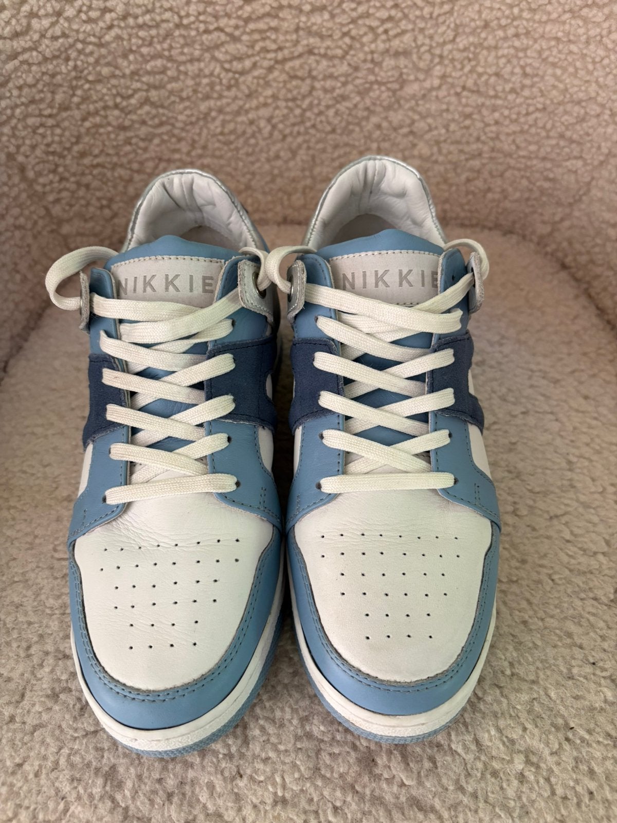 NIKKIE Diana Low dames sneakers, Nieuw, Sneakers of Gympen, Verzenden, Blauw