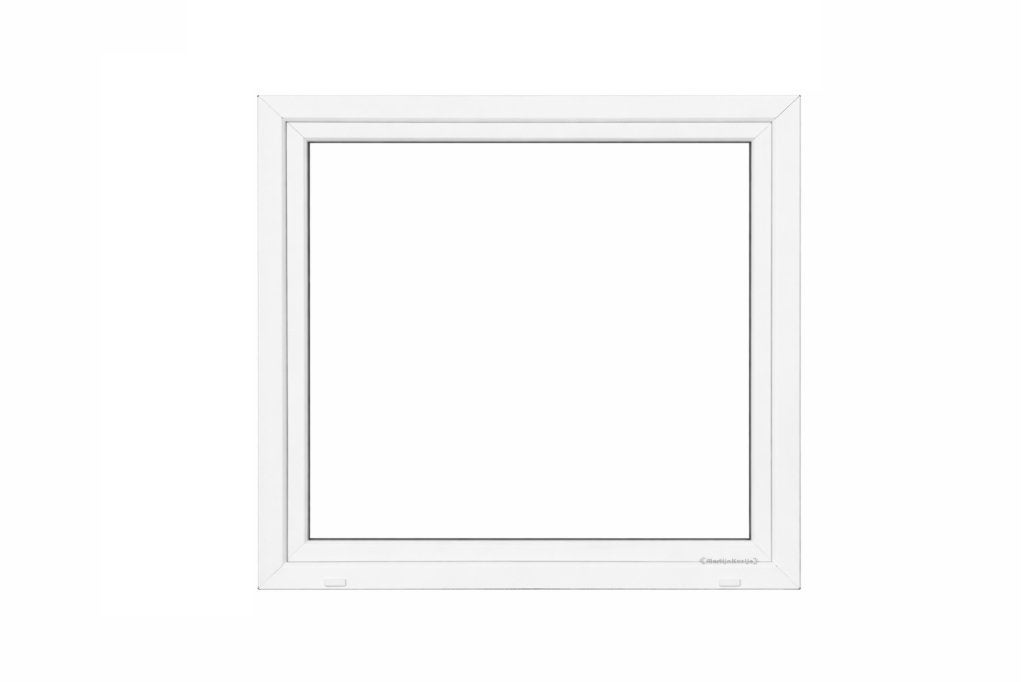 Kunststof Draaikiepkozijn 80 X 80 Cm Wit RAL 9016 70mm |, Doe-het-zelf en Verbouw, Kozijnen en Schuifpuien, Niet ingevuld, Kunststof