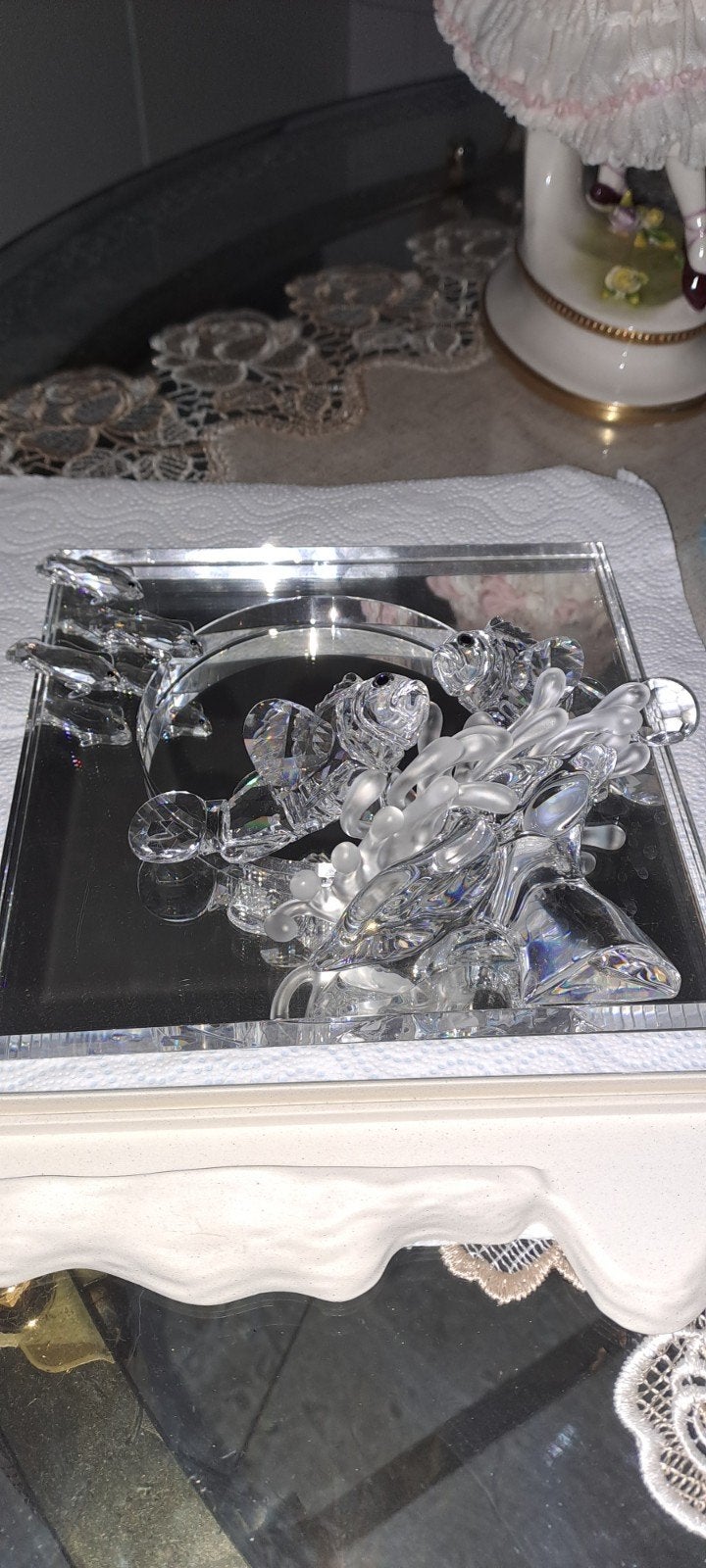 te koop 2 items v Swarovski, Ophalen of Verzenden, Figuurtje