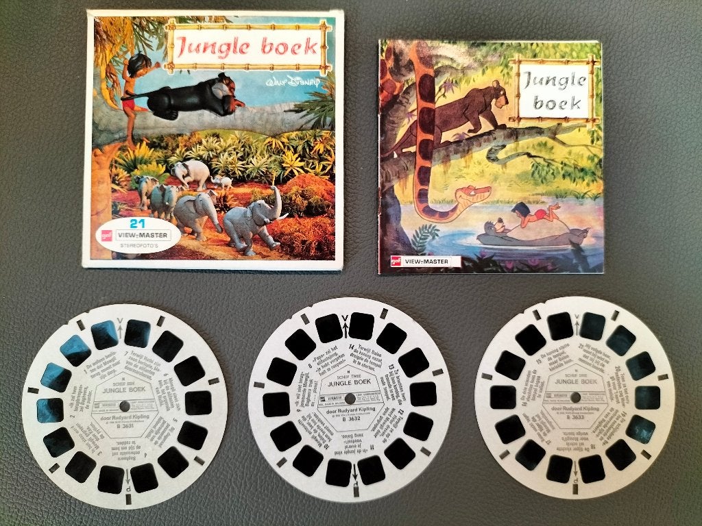 Viewmaster Jungle boek - B 363, Ophalen of Verzenden, Gebruikt