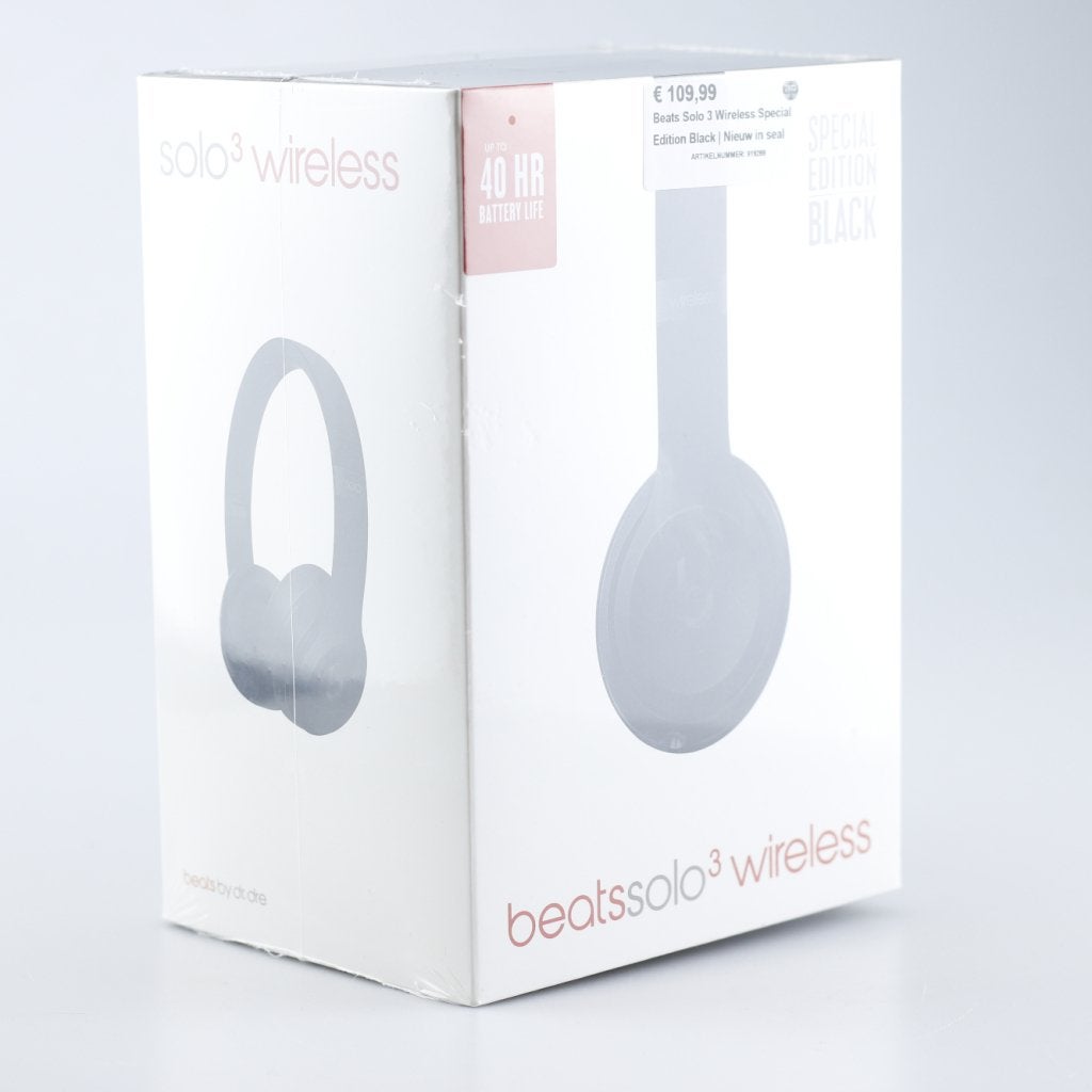 Beats Solo 3 Wireless Special Edition Black | Nieuw in seal, Audio, Tv en Foto, Koptelefoons, Beats, Gebruikt, Support@beats.com