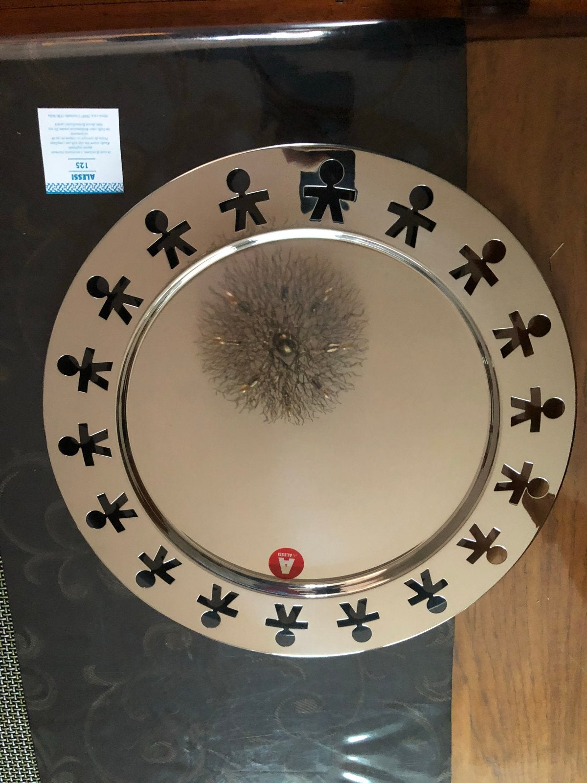 Alessi Girotondo AKKGT Dienblad - King-Kong Design, Huis en Inrichting, Rond, Nieuw, Ophalen of Verzenden, Metaal