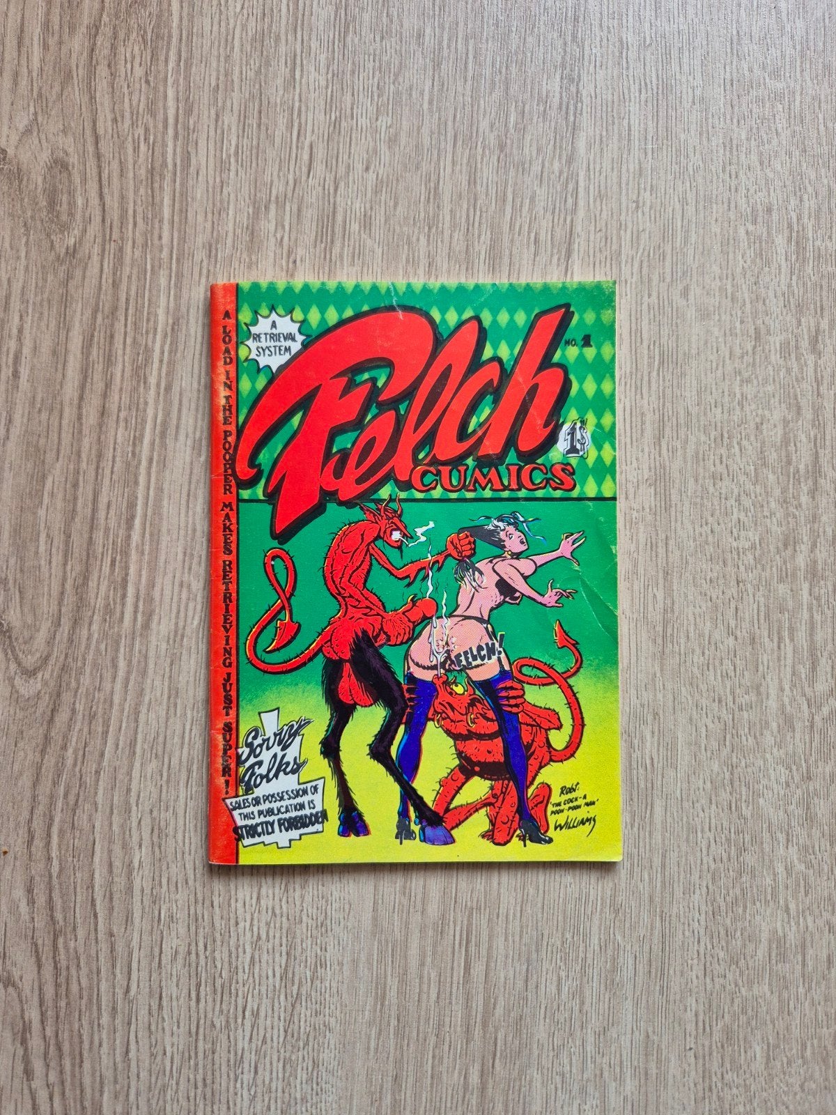 Underground Comic: Felch Cumics #1 (1975) - 2nd Pri, Ophalen of Verzenden, Gelezen