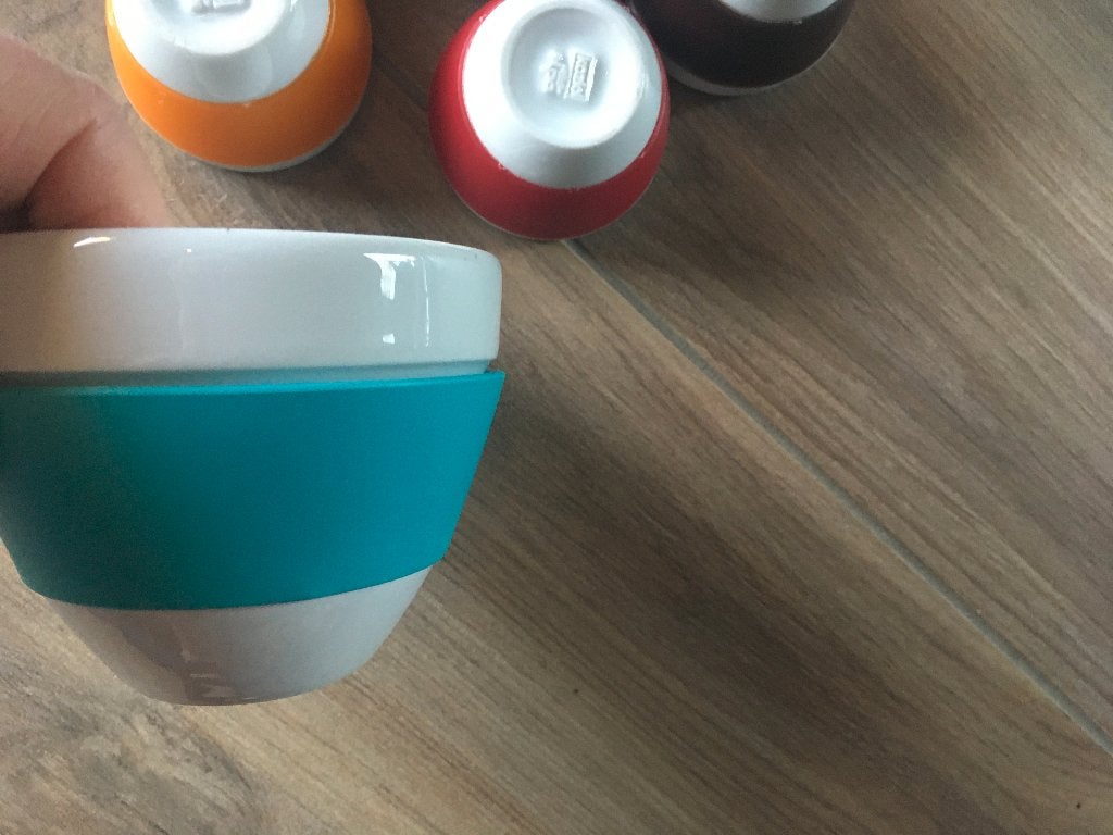 Koziol kommen 5 espresso, 1 koffie, 1 capp. 1 soep zgan, Ophalen of Verzenden, Zo goed als nieuw, Kom(men), Overige stijlen