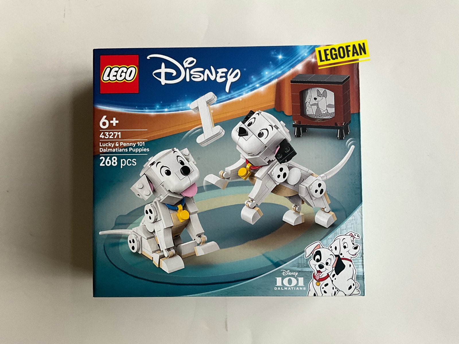 🆕 SEALED!: LEGO 43271 Lucky & Penny 101 Dalmatians Puppies, Lego, Nieuw, Ophalen of Verzenden, Disney