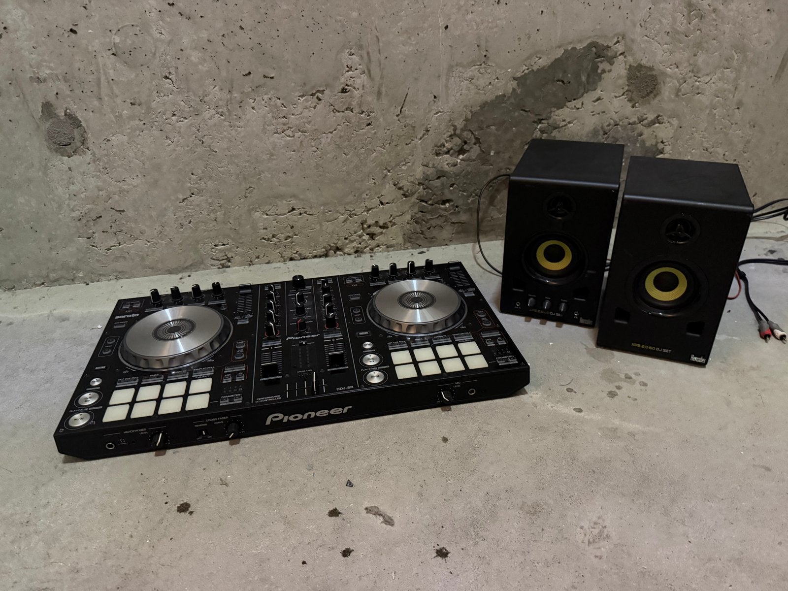 Pioneer DJ-set met Hercules XPS 2.0 60 DJ Set boxen, Muziek en Instrumenten, Ophalen, Gebruikt, Dj-set, Pioneer