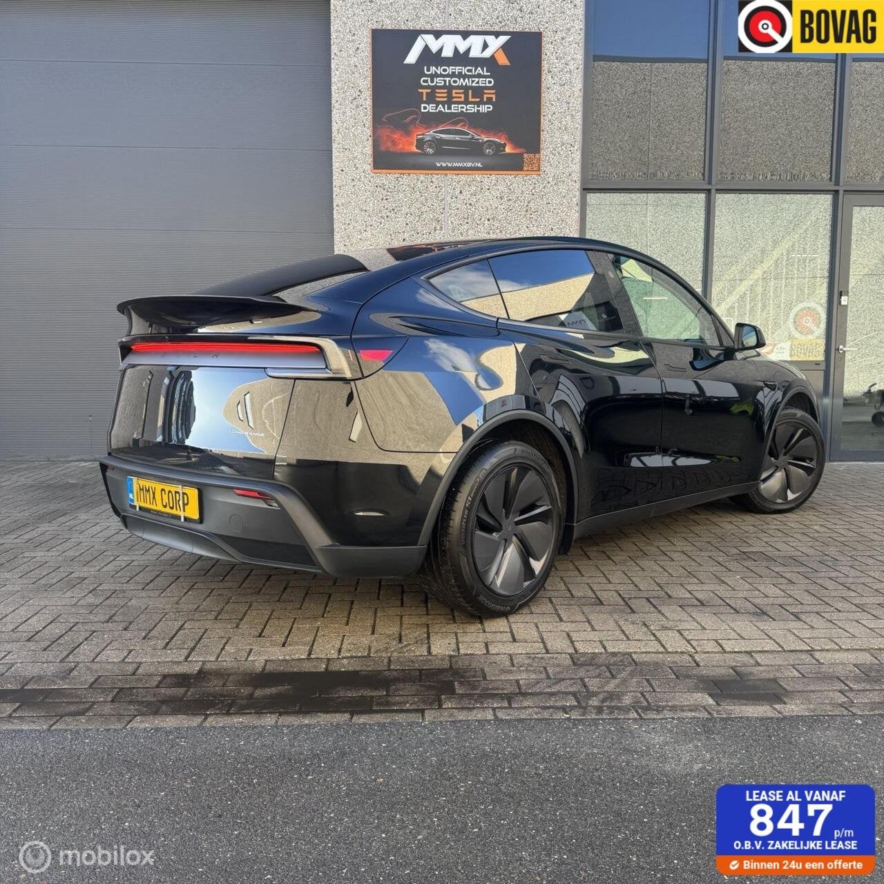 Tesla Model Y Long Range RWD JUNIPER + IAP + HW4 + SOH 99%, Automaat, Gebruikt, Zwart, Leder