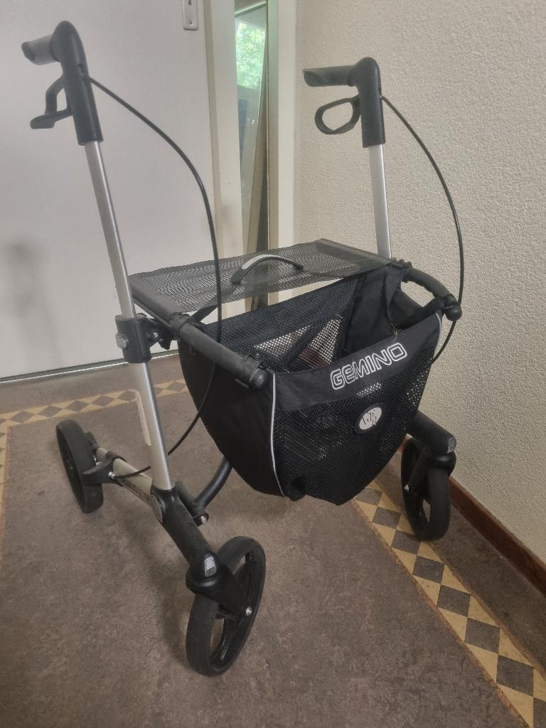 Rollator Gemino 30M, Ophalen, Opvouwbaar, Zo goed als nieuw