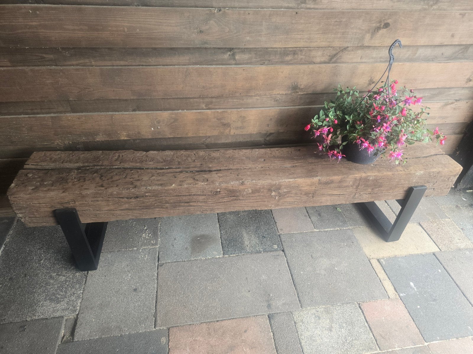 Bielzen buiten bankjes LAATSTE!!!, Tuin en Terras, Tuinsets en Loungesets, Ophalen, Hout