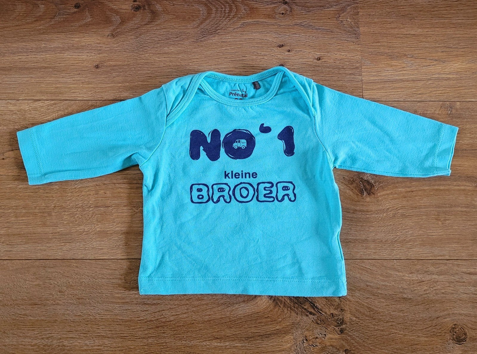 2=1 Prénatal shirtje "Grote broer", maat 62, Ophalen of Verzenden, Zo goed als nieuw, Prenatal, Jongetje