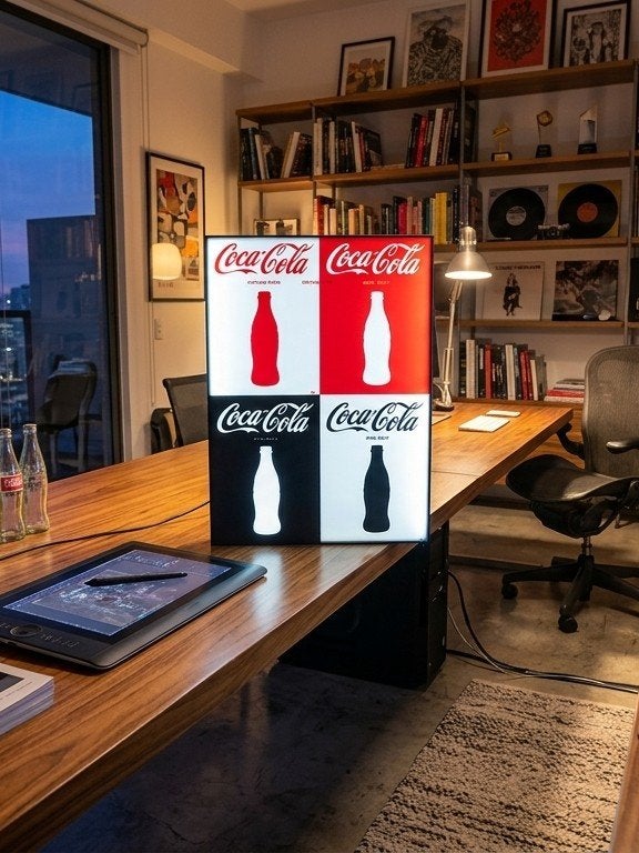 Coca Cola LED Lichtbak - Blikvanger voor elke ruimte, Ophalen of Verzenden, Nieuw, Lichtbak of (neon) lamp