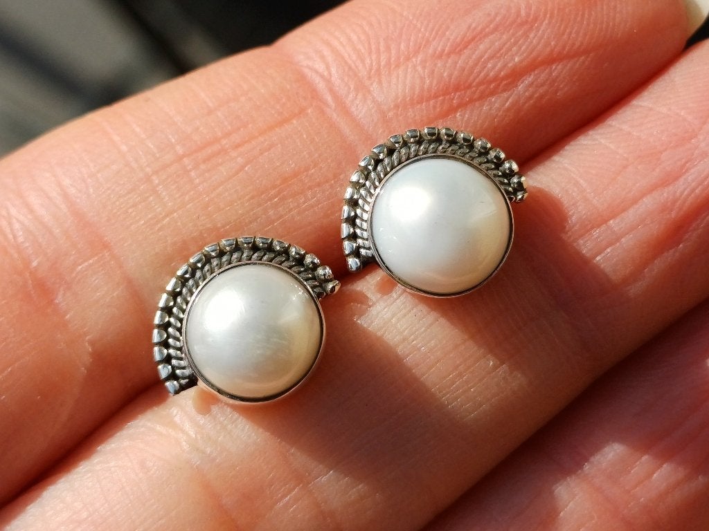 Vanoli 925 zilveren oorbellen / oorknopjes met parels, Sieraden, Tassen en Uiterlijk, Oorbellen, Daiva1973@hotmail.com, Vanoli