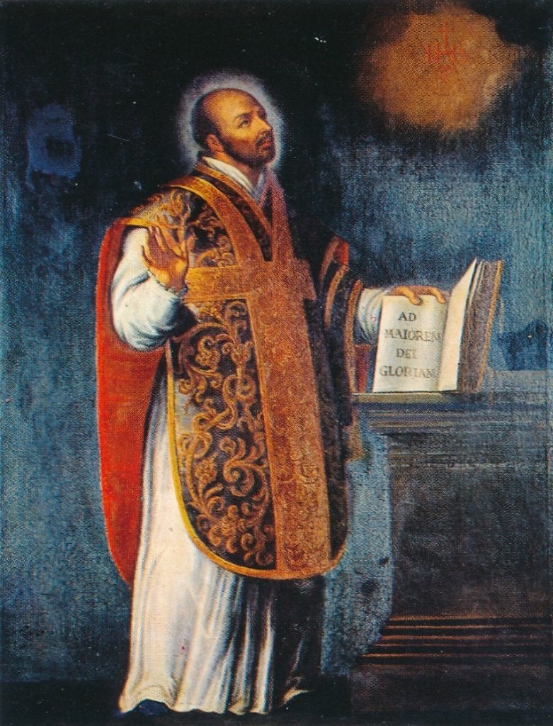 2 Devotieprentjes van de H. Ignatius, Ophalen of Verzenden, Zo goed als nieuw, Kaart of Prent, Christendom | Katholiek