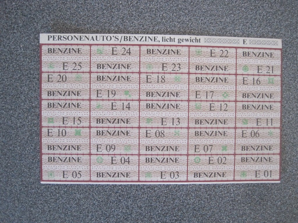 Oude Benzinebonnen uit de jaren 1973/ 1974., Verzamelen, Ophalen of Verzenden, Zo goed als nieuw