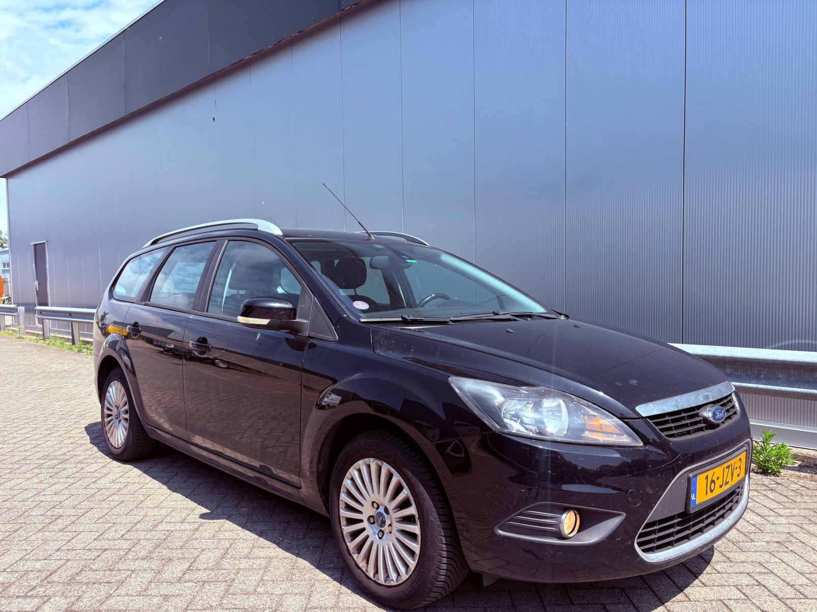 Ford Focus 1.8 92KW Wagon 2009 Zwart, Auto's, 125 pk, 4 cilinders, Zwart, 1798 cc