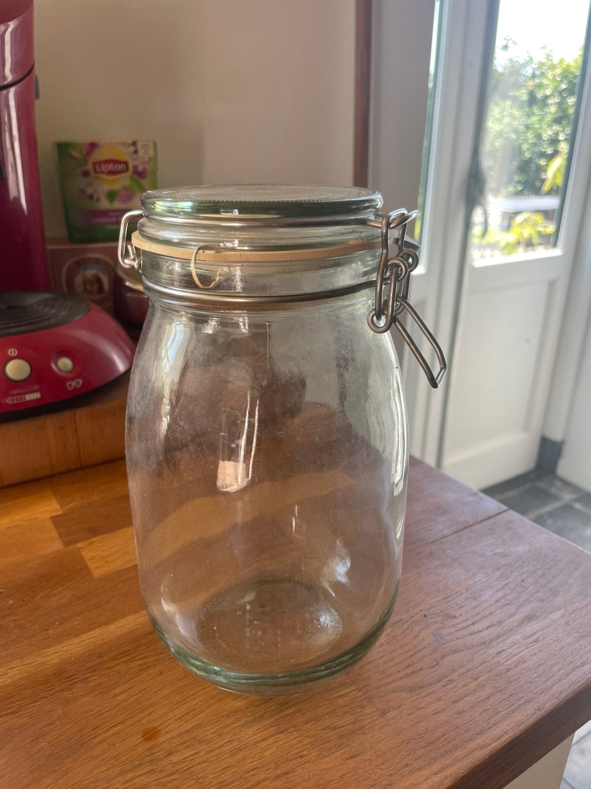 Weckpotten , groot, ca 2 liter, Huis en Inrichting, Keuken | Keukenbenodigdheden, Ophalen, Zo goed als nieuw