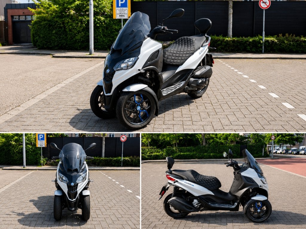 Piaggio 310 hpe mp3 2025 2.000km Nieuwstaat Nardo Grey, Motoren, Motoren | Piaggio, Bedrijf, Scooter, ABS, LED Verlichting, Automaat