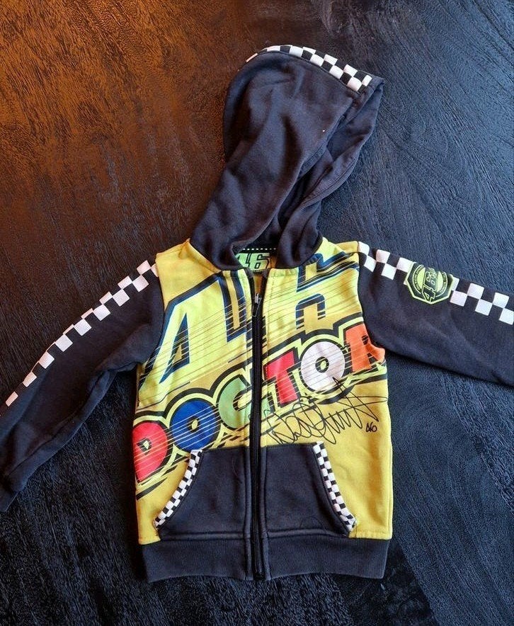 valentino rossi vest voor kind, Ophalen of Verzenden, Gebruikt, VR46, Jongen of Meisje