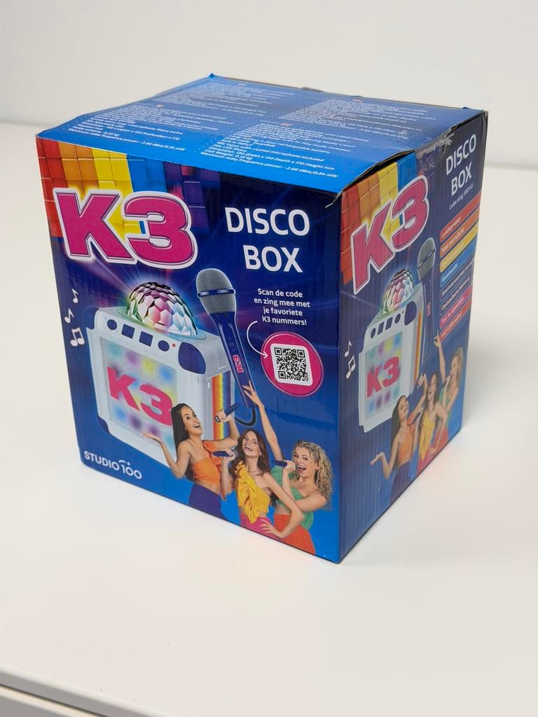 K3 Studio 100 Disco Box Karaoke Speaker met Microfoon NIEUW, Nieuw, Ophalen of Verzenden, H, H