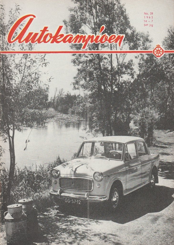 Fiat 1100 testen in Autokampioen ea, Gelezen, Ophalen of Verzenden, Autokampioen, Overige merken