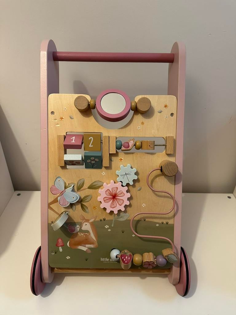 Little Dutch Activiteiten Babywalker | Roze, Ophalen of Verzenden, Gebruikt, Duw- of Trekspeelgoed