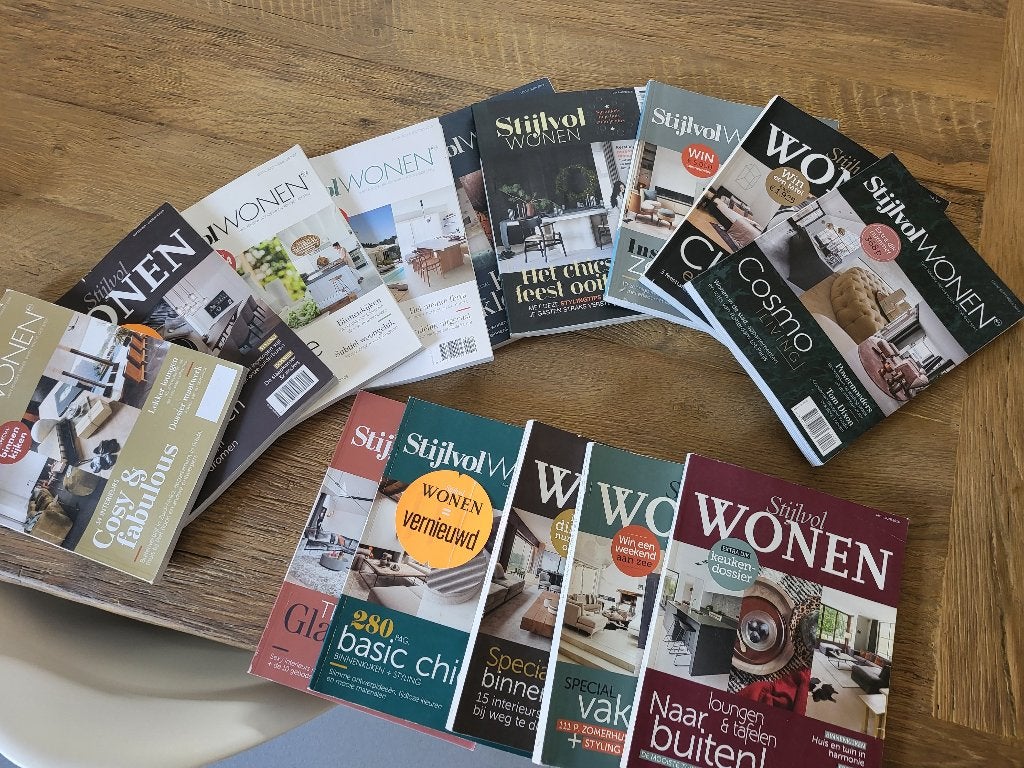 Stijlvol Wonen Tijdschriften 2016, Ophalen, Zo goed als nieuw, Overige typen