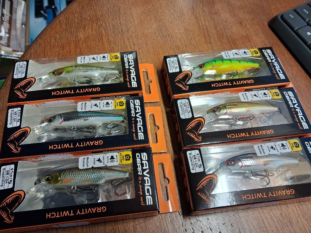 Savage Gear Twitchbaits (2 lengtes) Gravity Twitch.., Tinstraat, Savage Gear, Overige typen, Nieuw