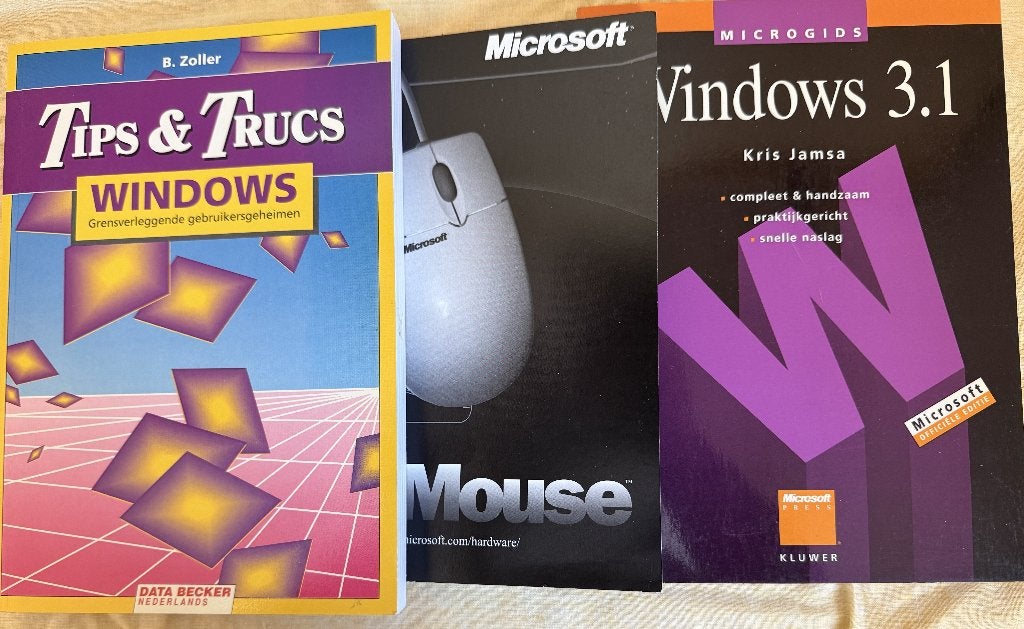 5 WINDOWS UITLEGBOEKEN, 1 speler, Ophalen of Verzenden, Zo goed als nieuw, Vanaf 3 jaar