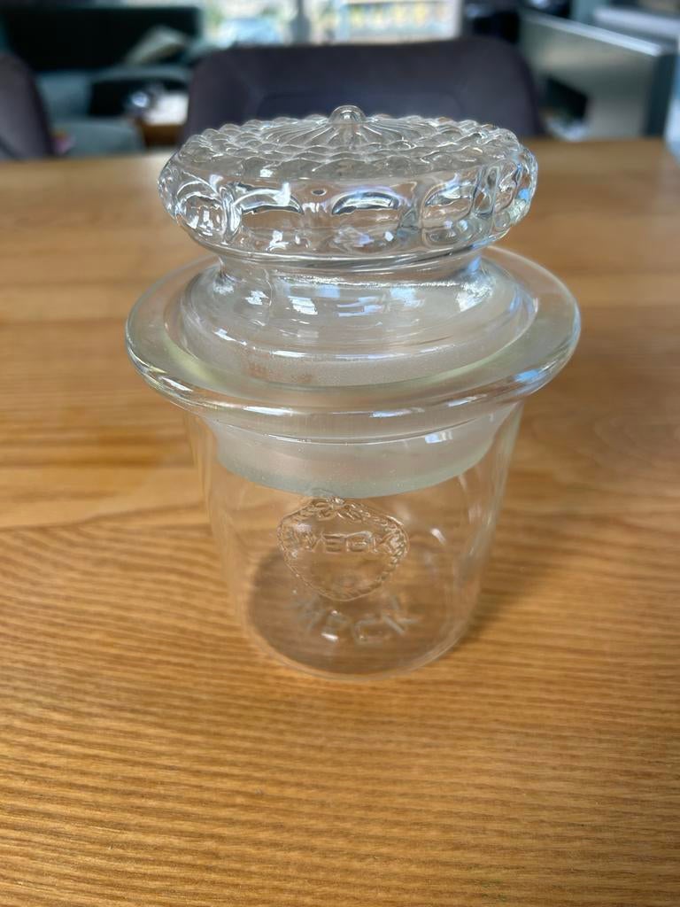 Weckpot 1/2 liter, Gebruikt, Overige kleuren, Ophalen of Verzenden, Glas