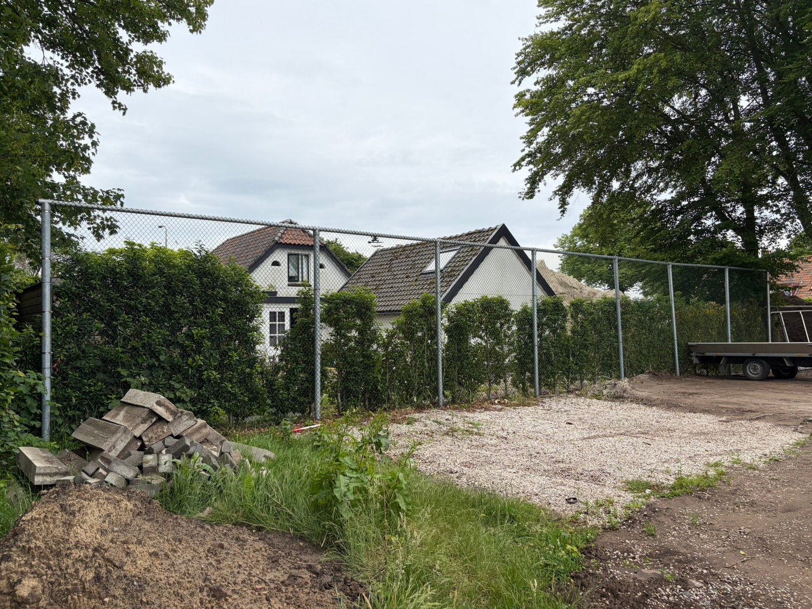 Moet weg! Hekwerk/Gaas., Ophalen of Verzenden, Gebruikt, IJzer, Tuinhek
