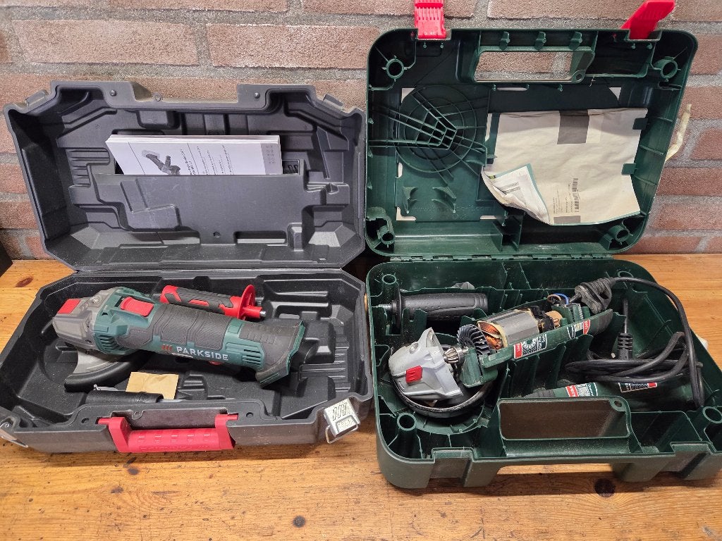 Defecte haakse slijpers (Parkside en Bosch), Ophalen, Gebruikt, Minder dan 700 watt, Haakse handslijpmachine