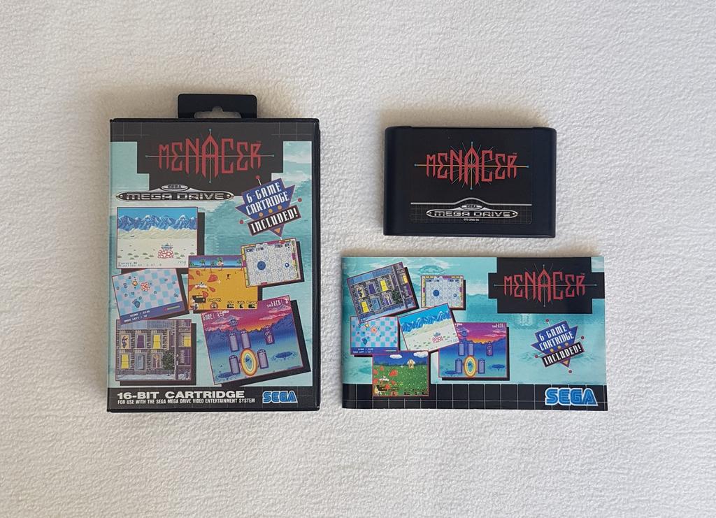 Menacer 6 Game Cartridge (Sega Mega Drive), Spelcomputers en Games, Games | Sega, Verzenden, 1 speler, Zo goed als nieuw, Vanaf 3 jaar