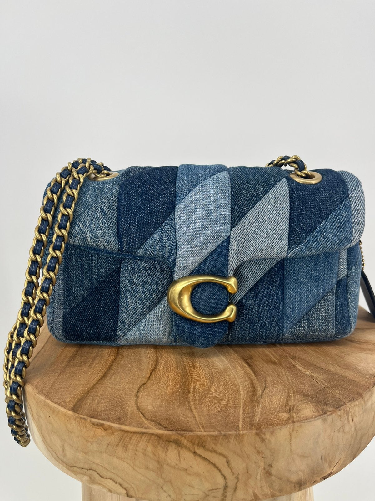 Coach tabby 20 (denim), Coach, Blauw, Coach, Ophalen of Verzenden