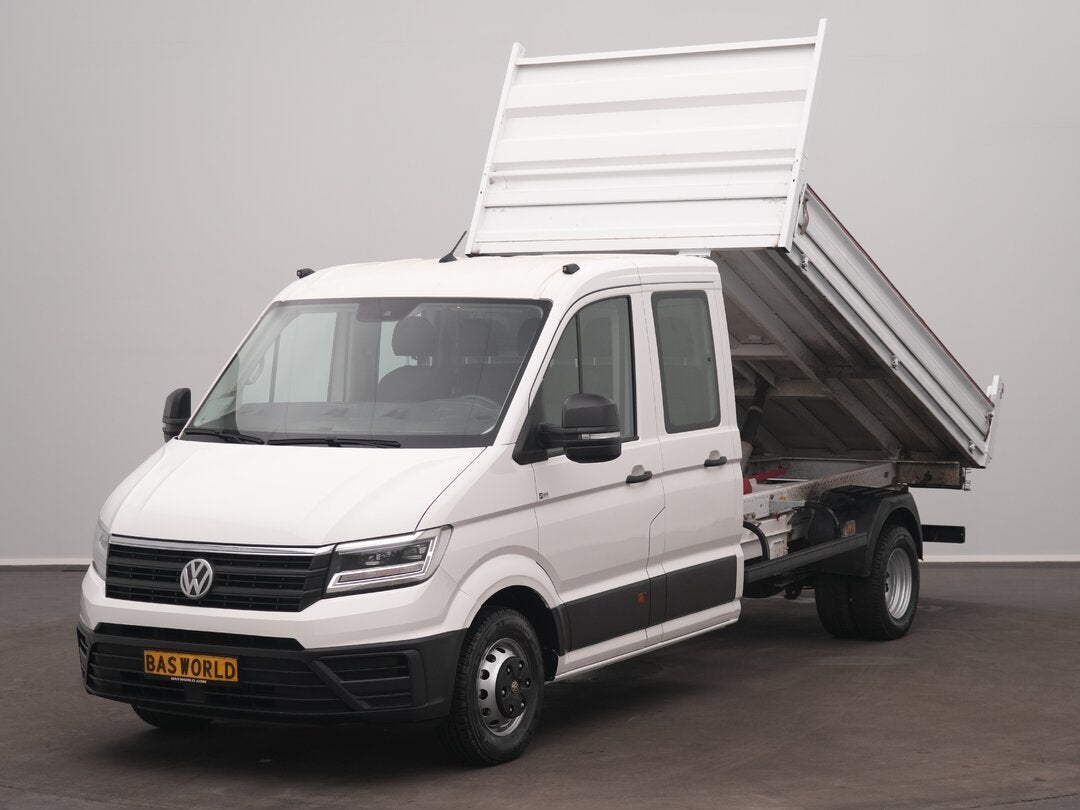 Volkswagen Crafter 177pk Tipper Kipper Dubbele Cabine Dubbel, Auto's, Gebruikt, Euro 6, 4 cilinders, Volkswagen