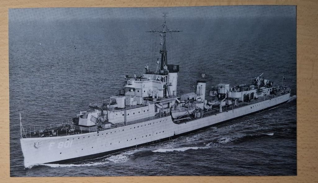 Foto's marine: marineschip Hr Ms Marnix (1953), Verzenden, Marine, Nederland, Foto of Poster
