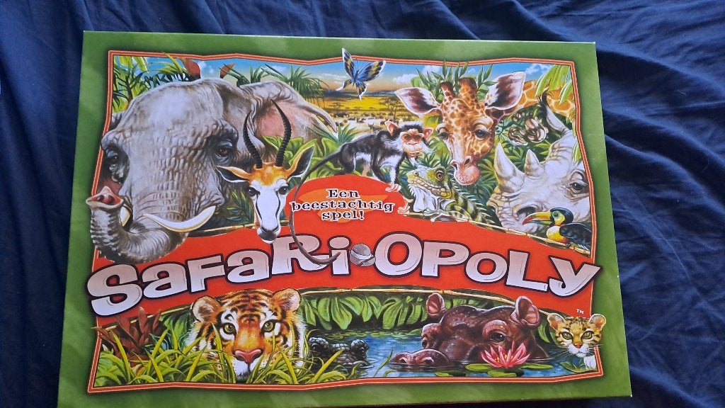 Safari-opoly, Een of twee spelers, Ophalen of Verzenden, Gebruikt