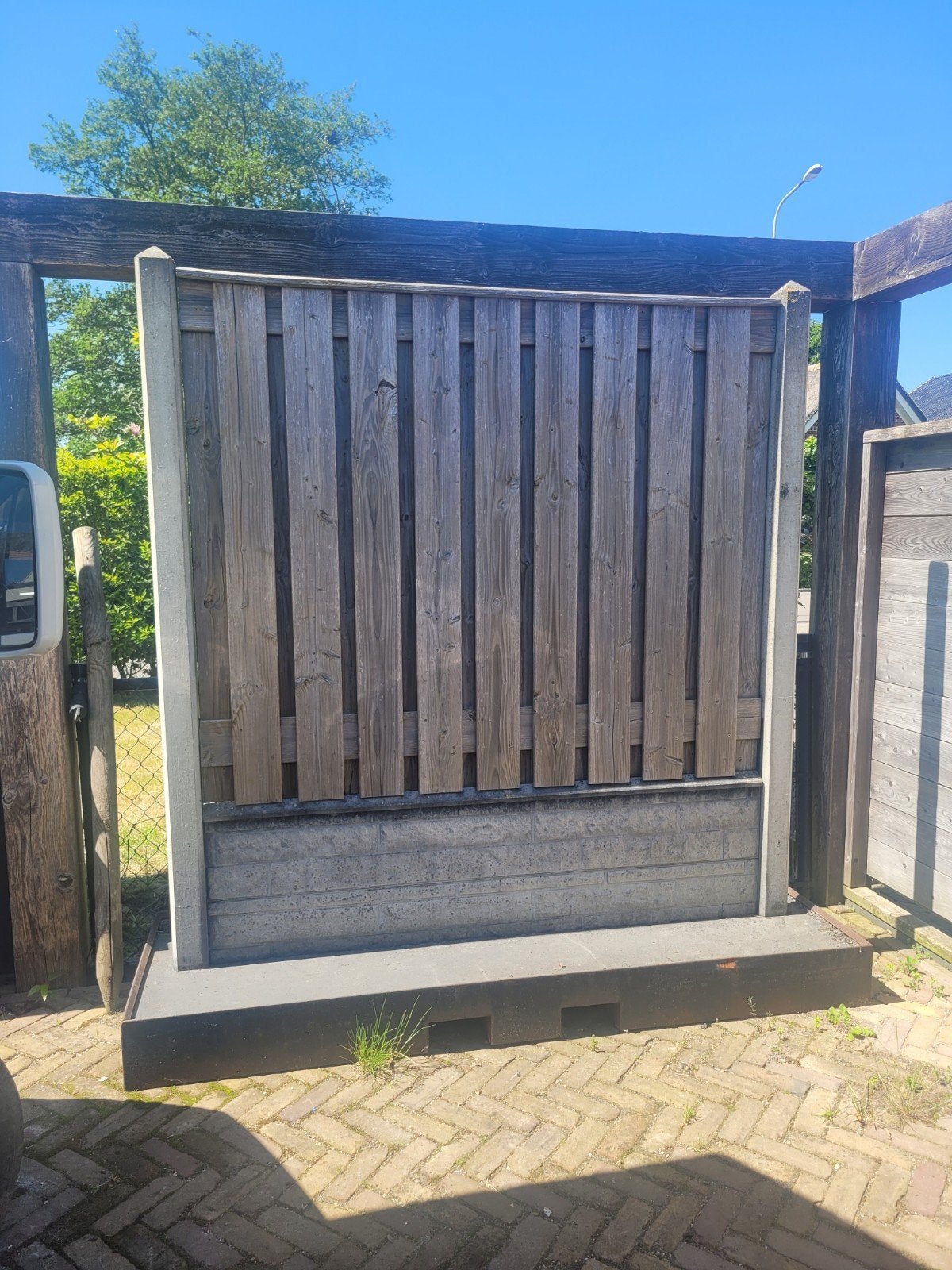 Reclamebord verplaatsbaar, Ophalen